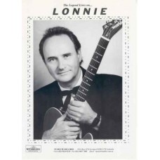 Lonnie Lee with guitar 2000 on card