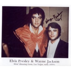 Wayne Jackson - Color Photo with Elvis